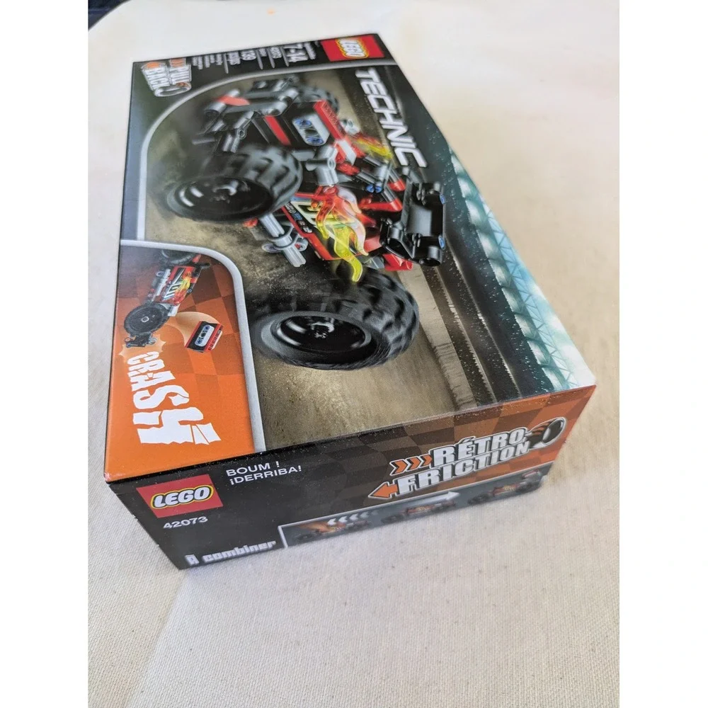LEGO Technic BASH! 42073 Pull Back Stunt Car Building Toy 139 Pcs New Sealed